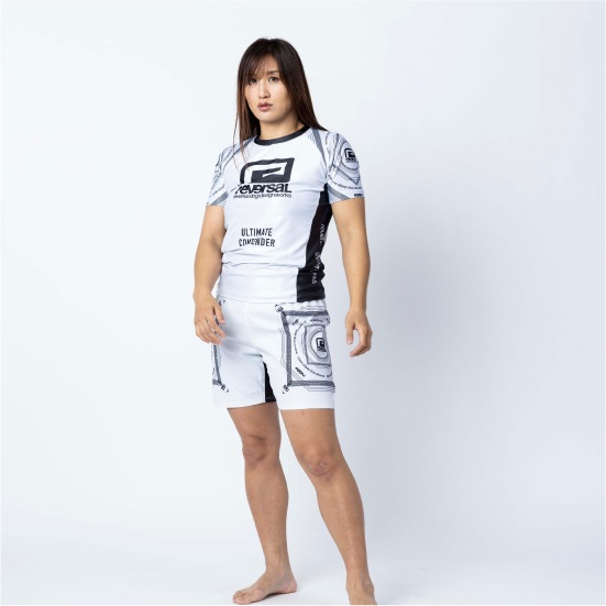 リバーサル　ラッシュガード　サイズS リバーサル reversal MANDALAS SHORT RASH GUARD | reversal