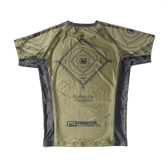 リバーサル　ラッシュガード　サイズS リバーサル reversal MANDALAS SHORT RASH GUARD | reversal