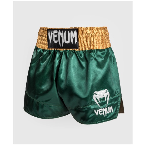 VENUM ヴェナム CLASSIC ムエタイショーツ - グリーン/ゴールド