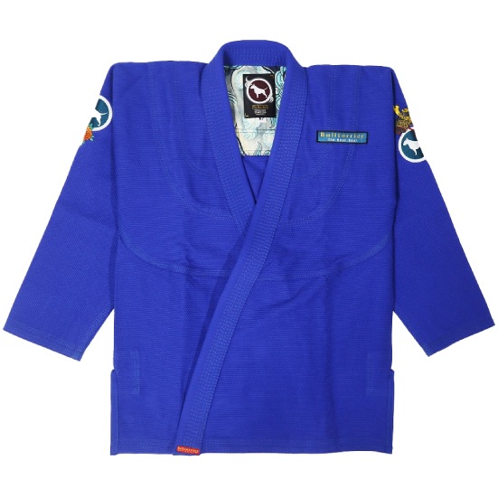 ブルテリア bjk-027 BULL TERRIER 柔術衣 KarajishiR 青