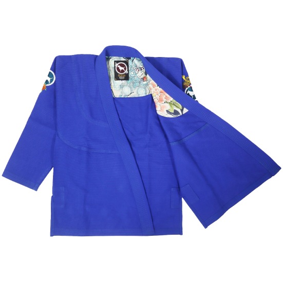 ブルテリア bjk-027 BULL TERRIER 柔術衣 KarajishiR 青