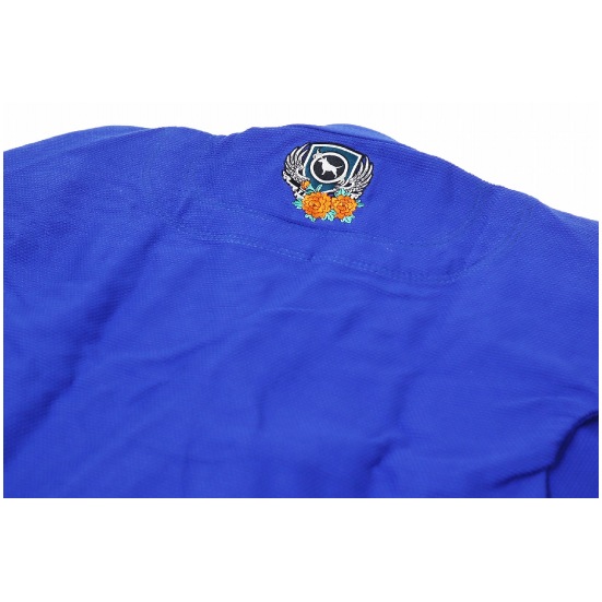 ブルテリア bjk-027 BULL TERRIER 柔術衣 KarajishiR 青