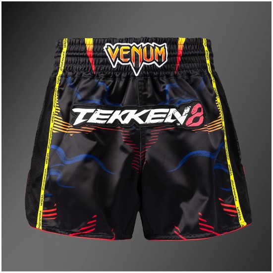 VENUM ヴェナム x TEKKEN 8 ムエタイショーツ - ヨシミツ - ブラック