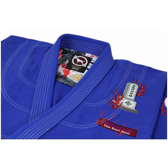 BULL TERRIER] ブルテリア bjk-033 柔術衣 Ashura R 黒 ブラジリアン