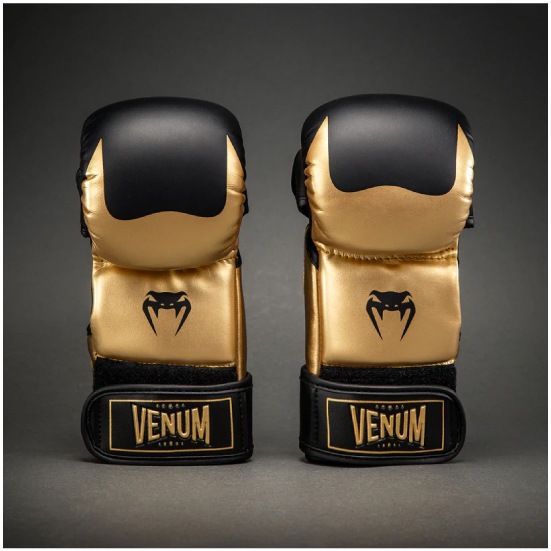 VENUM ヴェナム Attack 2.0 スパーリンググローブ - ゴールド/ブラック ベナム VENUM-06277-449