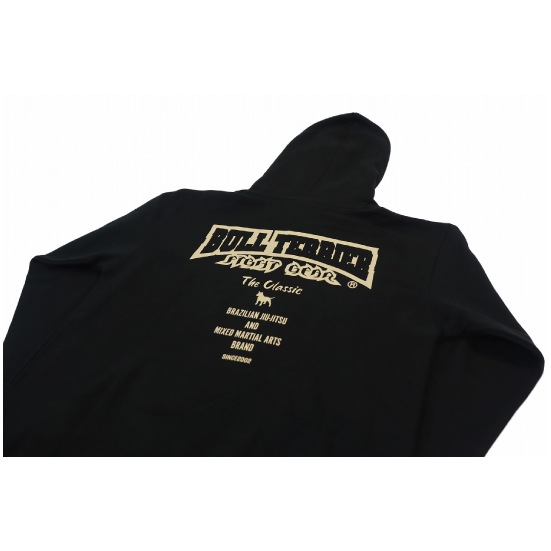 ブルテリア bj-3619 BULL TERRIER フードパーカー Classic Logo 黒