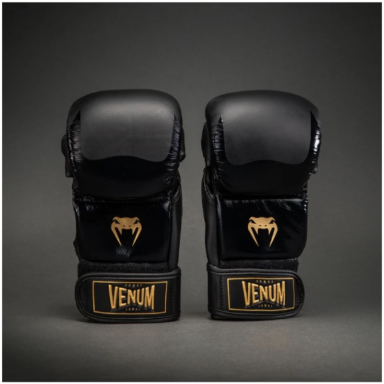 VENUM ヴェナム Attack 2.0 レザー スパーリンググローブ - ブラック