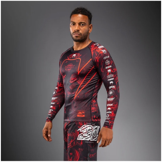 VENUM ヴェナム 20th Anniversary 長袖ラッシュガード - ブラック