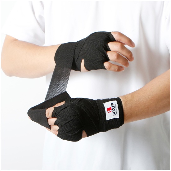 isami イサミ L-391-BK BOXER バンテージブラック（大人用）