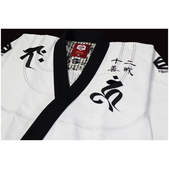 ブルテリア BULL TERRIER 柔術衣 Sazen RPC 白/黒 bj010102wh | BULL 