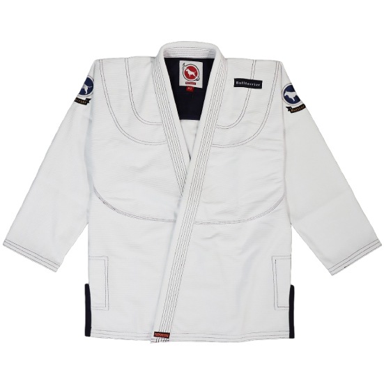 ブルテリア bjk-126 BULL TERRIER 柔術衣 BasicR2 白