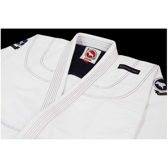 ブルテリア bjk-126 BULL TERRIER 柔術衣 BasicR2 白