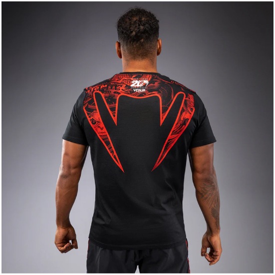 VENUM ヴェナム 20th Anniversary Tシャツ - ブラック/レッド ベナム VENUM-06111-100