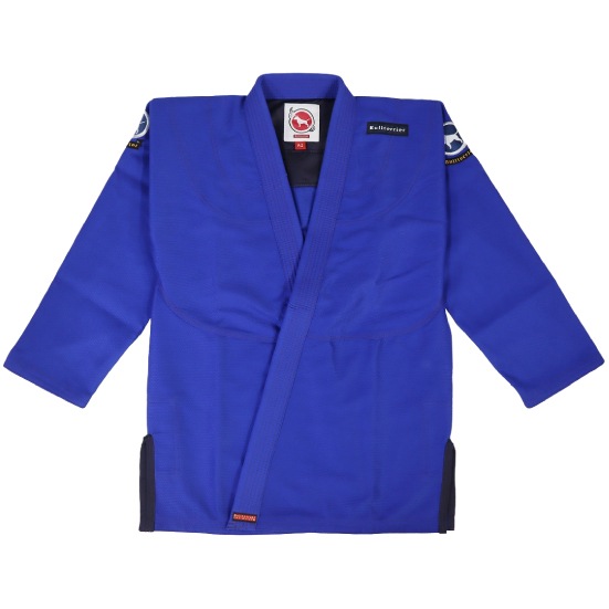 ブルテリア bjk-127 BULL TERRIER 柔術衣 BasicR2 青