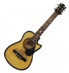 フォークギター ミニチュア楽器 3Dマグネット|ミュージックギフト