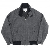WORKERS/���������Harrington Jacket Grey Herringbone