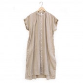 DMG Linen Stand Collar S/S One Piece/�ǥ������ॸ�� ��ͥ���ԡ���