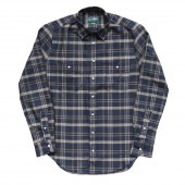 GITMAN VINTAGE/åȥޥơ Herringbone Check WORK SHIRTS