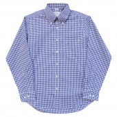 WORKERS/������� Modified BD Shirt Thomas Mason Blue Gingham