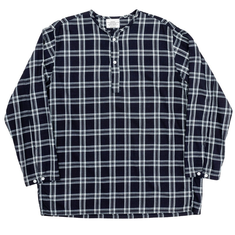 ワーカーズ スリーピングシャツ WORKERS/ワーカーズ Sleeping Shirt IndigoCheckの通販