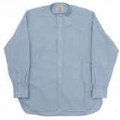 WORKERS/ Band Collar Shirt Broadcloth