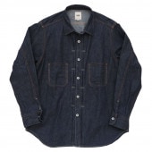 FOB FACTORY DENIM COAL MINER SHIRT F3484