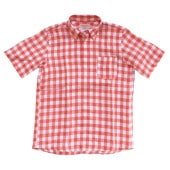 SOUTIENCOL/���ƥ����󥳥� RE MAKE POLO-H CANCLINI OrangeBlockCheck