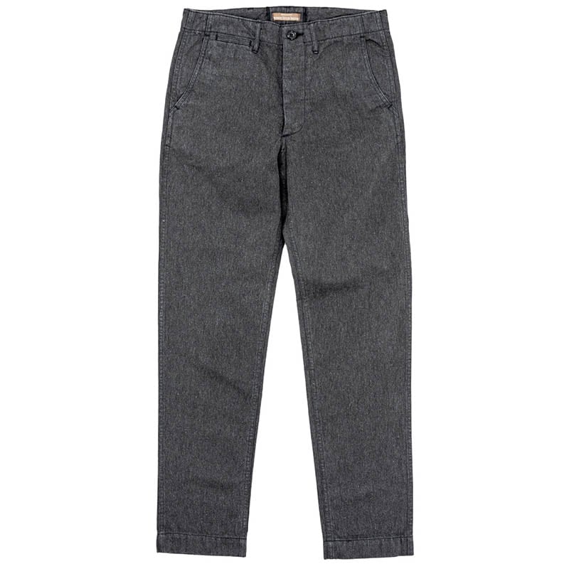 WORKERS/ワーカーズ Officer Trousers Slim, Type2 Cotton Serge Grey