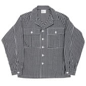 WORKERS/������� M-43 Shirt Jacket, Black Gingham