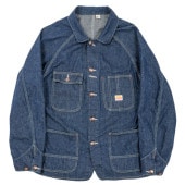 WORKERS/���������CAT DAY Coverall, 9.5 oz Indigo Denim