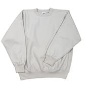WORKERS/������� Trico Tag Sweat, Crew, White Grey