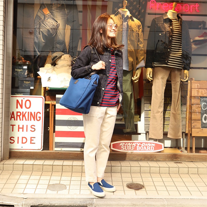 FILSON/�ե��륽�� TOTEBAG WITH ZIPPER BLUE