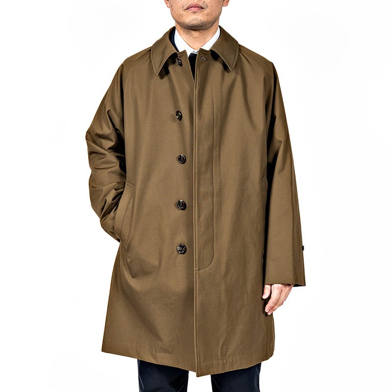 WORKERS Bal Collar Coat, Ventile, Khaki