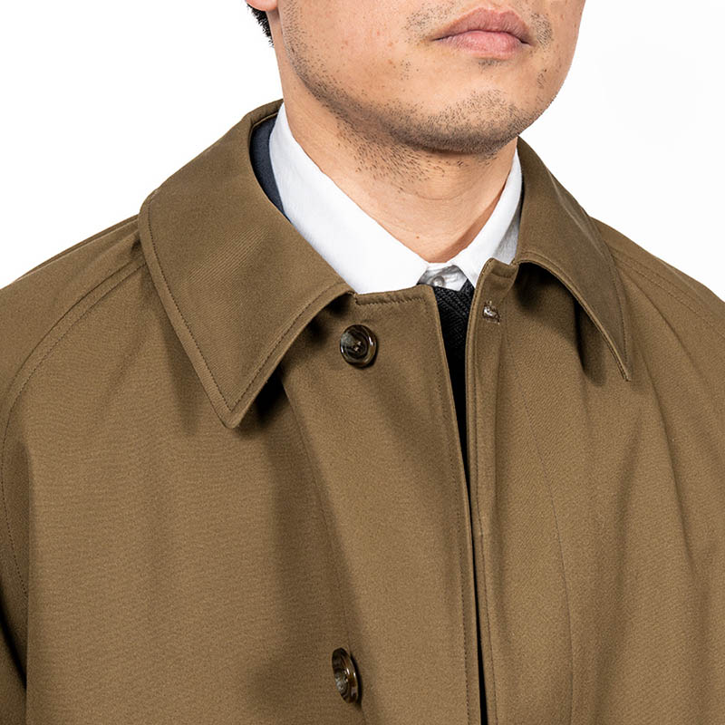 WORKERS Bal Collar Coat, Ventile, Khaki