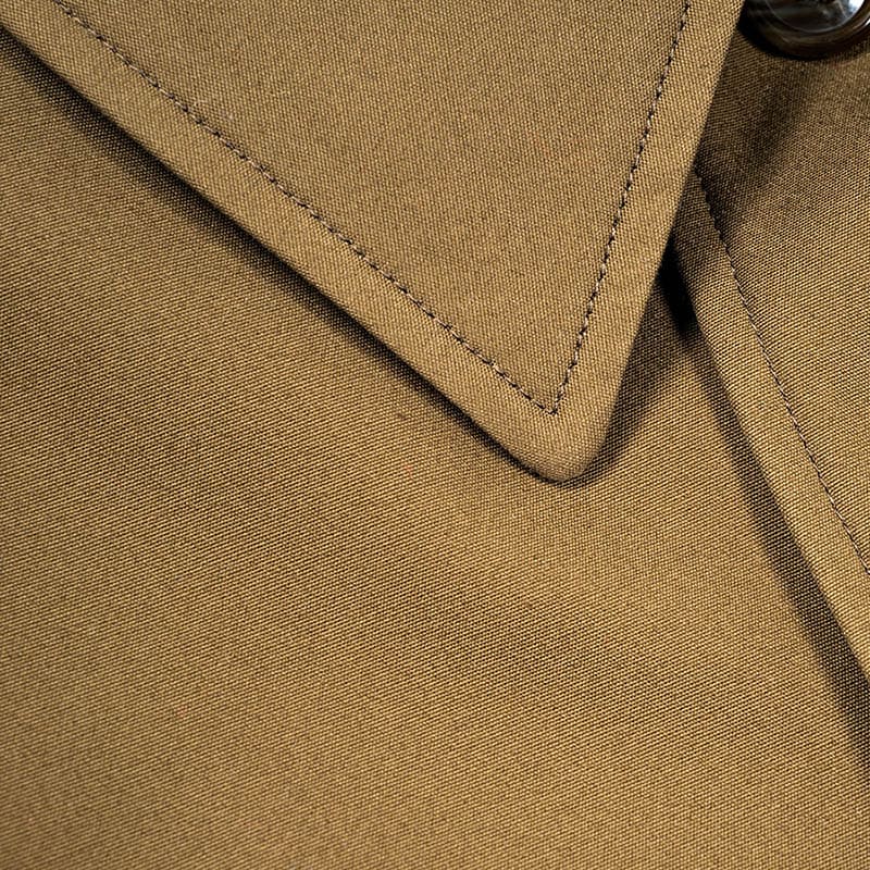 WORKERS Bal Collar Coat, Ventile, Khaki