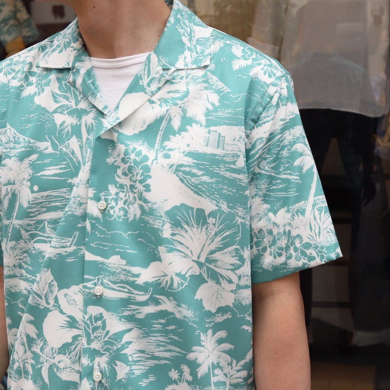 GITMAN VINTAGE/���åȥޥ������ơ��� Open Collar Shirt