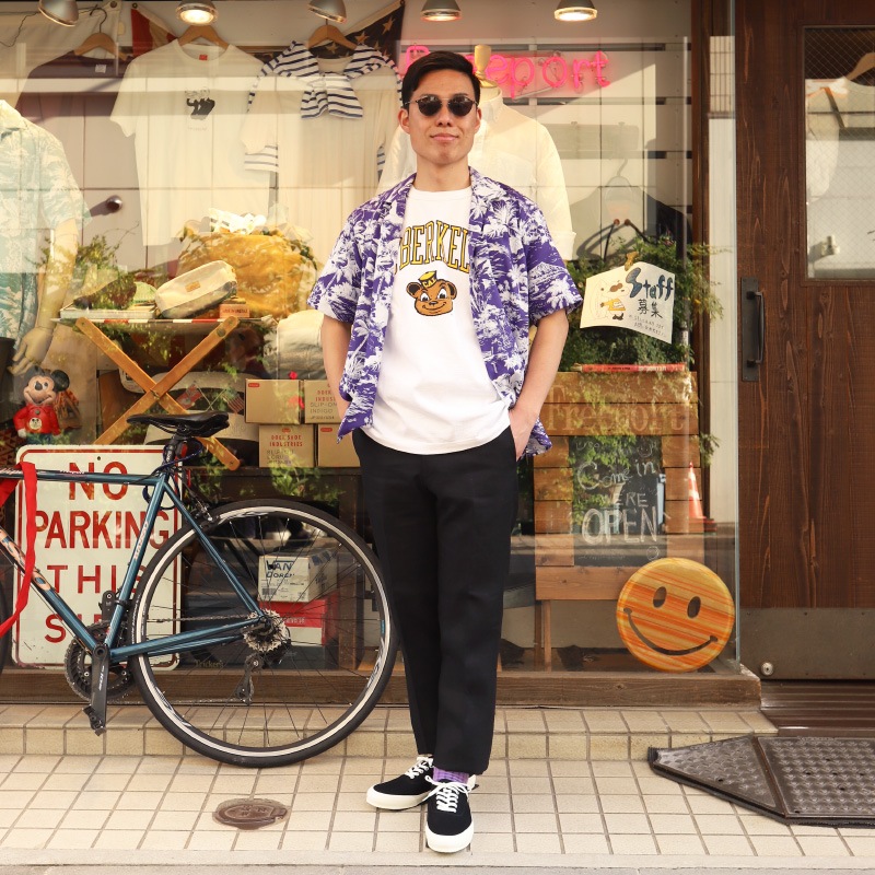 GITMAN VINTAGE/���åȥޥ������ơ��� Open Collar Shirt