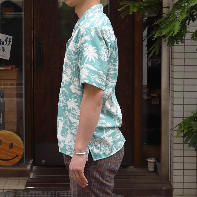 GITMAN VINTAGE/���åȥޥ������ơ��� Open Collar Shirt