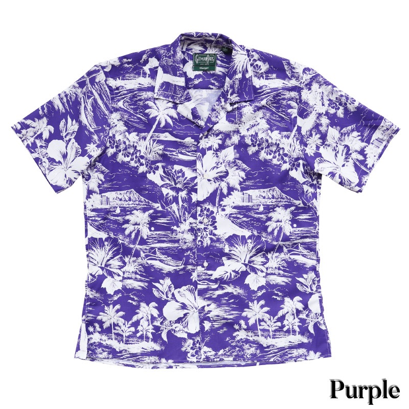 GITMAN VINTAGE/���åȥޥ������ơ��� Open Collar Shirt