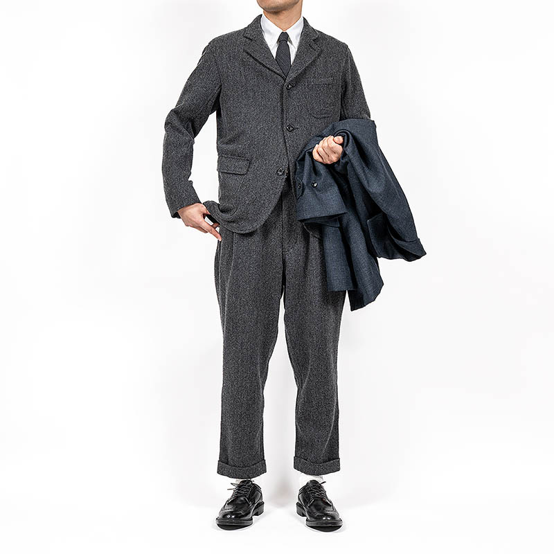 WORKERS/���������Lounge Jacket, Wool Cotton Tweed