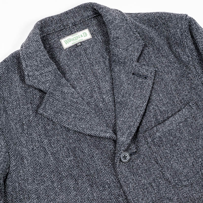 WORKERS/���������Lounge Jacket, Wool Cotton Tweed
