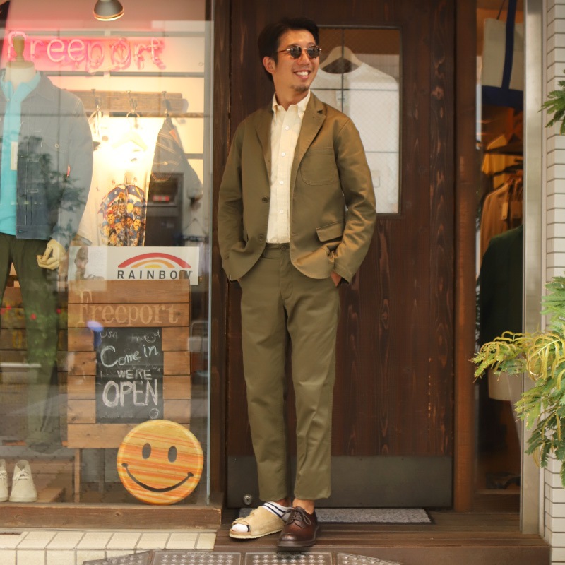 WORKERS/������� Lounge Jacket Oive Chino