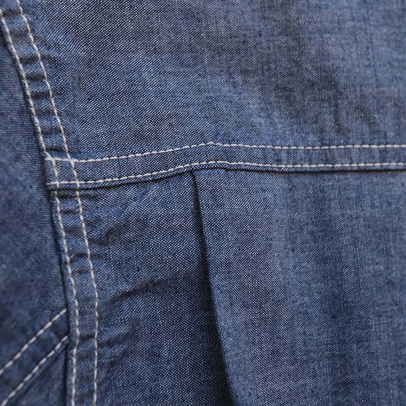 FOB FACTORY CHAMBRAY P/O SHIRT F3487