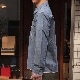 FOB FACTORY CHAMBRAY P/O SHIRT F3487