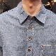 FOB FACTORY CHAMBRAY P/O SHIRT F3487