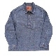 FOB FACTORY CHAMBRAY P/O SHIRT F3487