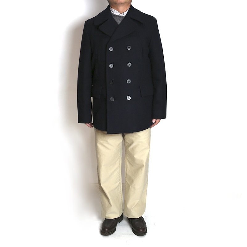 GLOVERALL /�������С������� CHURCHILL/���㡼���� PEACOAT NAVY