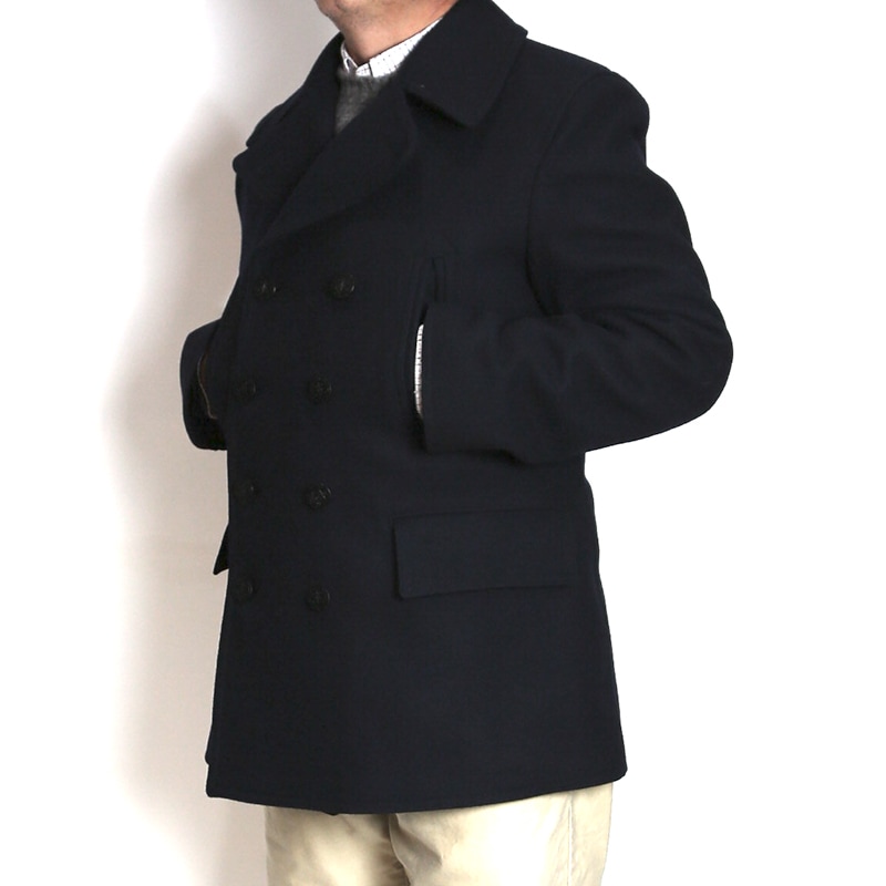 GLOVERALL /�������С������� CHURCHILL/���㡼���� PEACOAT NAVY