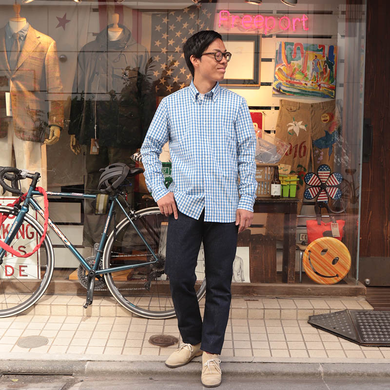 SOUTIENCOL/���ƥ����󥳥�  SanFrancisco BD SHIRT  ���󥬥�ch 232020