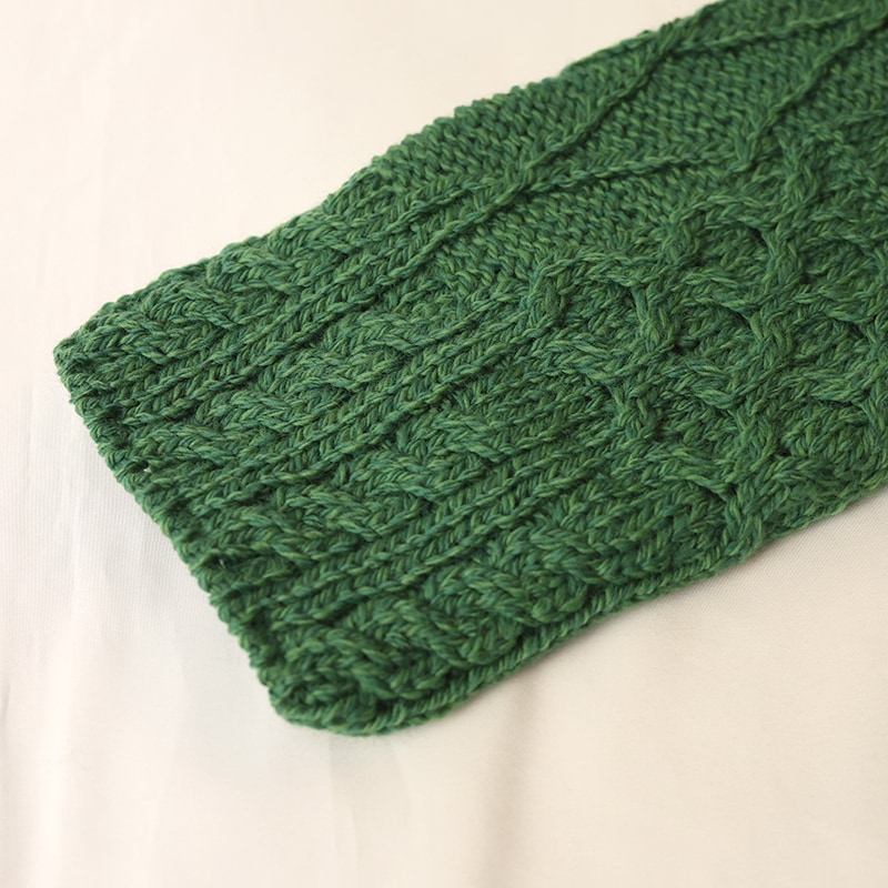 ARAN /�����WOOLLEN MILLS ONE BUTTON CARDIGAN��MADE IN IRELAND��